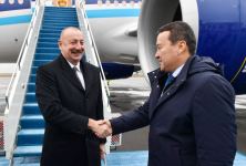 Prezident İlham Əliyev Qazaxıstana səfərə gəlib (FOTO/VİDEO)