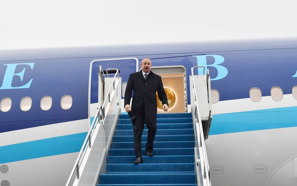 Prezident İlham Əliyev Qazaxıstana səfərə gəlib (FOTO/VİDEO)