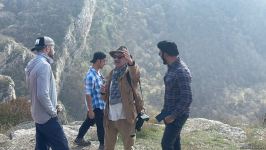 Beynəlxalq səyyahlar Cıdır düzündə (FOTO)