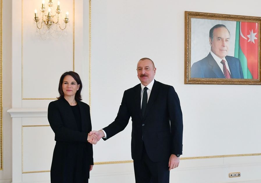 Prezident İlham Əliyev Almaniyanın xarici işlər nazirini qəbul edib (FOTO/VİDEO) (YENİLƏNİB)