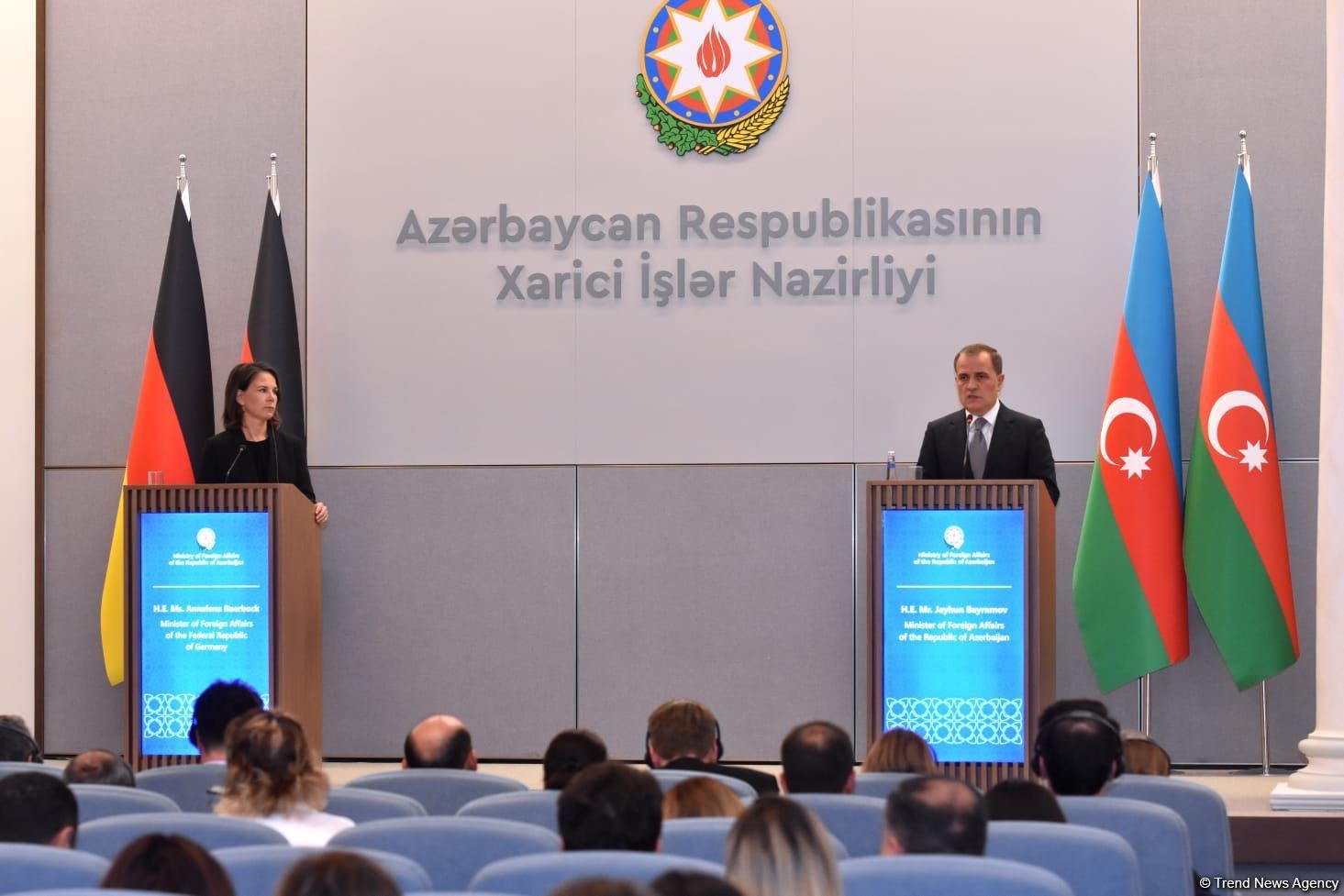 Ceyhun Bayramov almaniyalı nazirə irad tutdu
