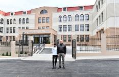 Prezident İlham Əliyev və Birinci xanım Mehriban Əliyeva Şuşa şəhəri 1 nömrəli tam orta məktəbin açılışında iştirak ediblər (FOTO) (YENİLƏNİB)