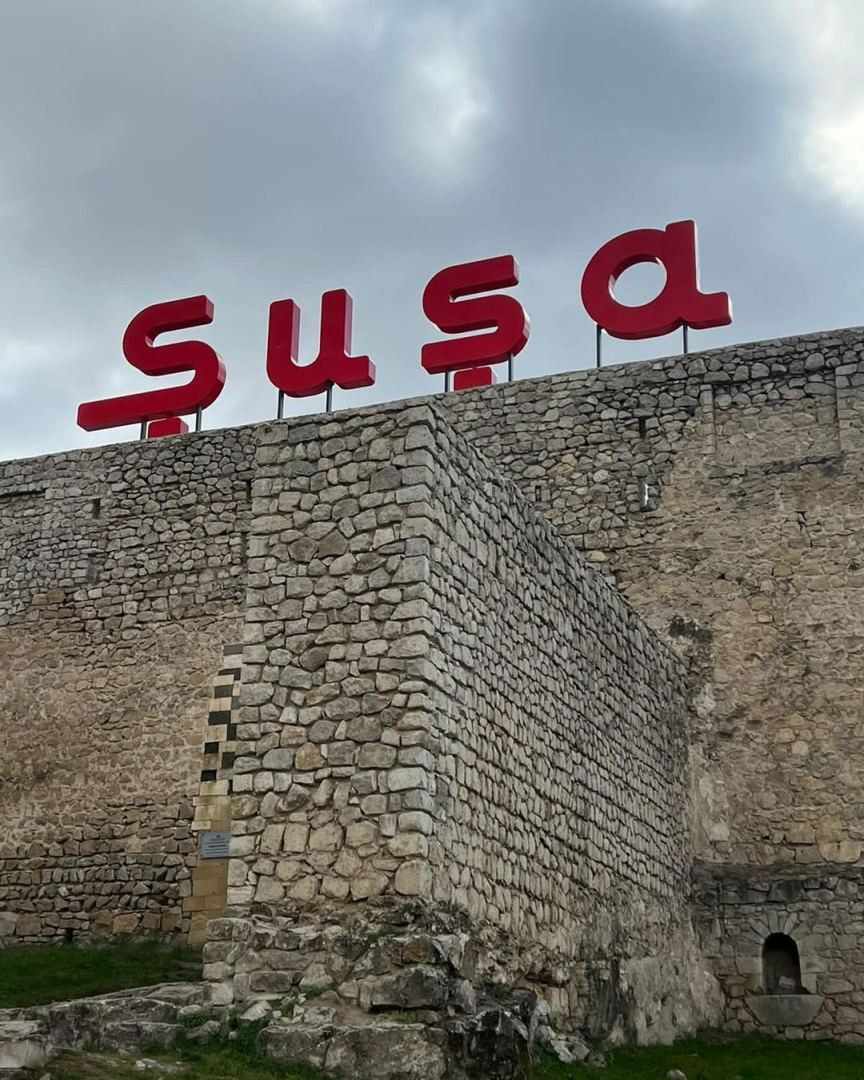 Birinci xanım Mehriban Əliyeva Şuşaya səfərdən görüntülər paylaşıb (FOTO)