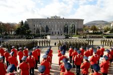 Prezident İlham Əliyev və Birinci xanım Mehriban Əliyeva Xankəndidə hərbi paradda iştirak ediblər (FOTO/VİDEO) (YENİLƏNİB)