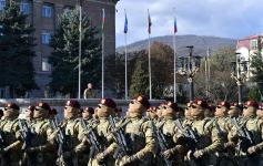 Prezident İlham Əliyev və Birinci xanım Mehriban Əliyeva Xankəndidə hərbi paradda iştirak ediblər (FOTO/VİDEO) (YENİLƏNİB)