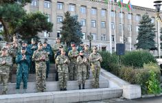 Prezident İlham Əliyev və Birinci xanım Mehriban Əliyeva Xankəndidə hərbi paradda iştirak ediblər (FOTO/VİDEO) (YENİLƏNİB)