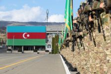 Prezident İlham Əliyev və Birinci xanım Mehriban Əliyeva Xankəndidə hərbi paradda iştirak ediblər (FOTO/VİDEO) (YENİLƏNİB)