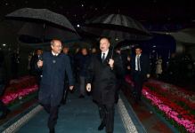 Prezident İlham Əliyev Özbəkistana səfərə gəlib (FOTO)