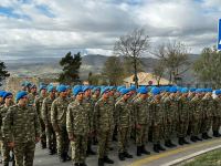 Laçında Zəfər günü ilə bağlı yürüş keçirilib (FOTO)