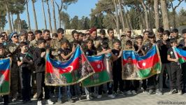 Xalq şəhidlərini ziyarət edir - İkinci Şəhidlər xiyabanından VİDEOREPORTAJ (FOTO)