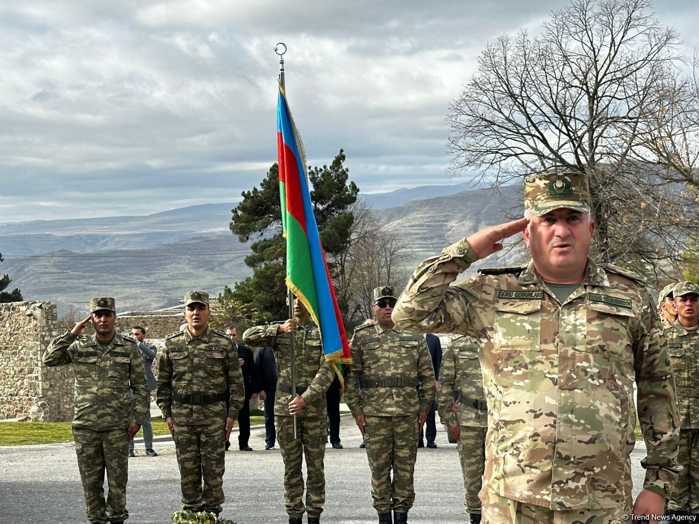 Laçında Zəfər günü ilə bağlı yürüş keçirilib (FOTO)