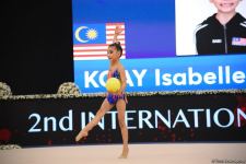 Bədii gimnastika üzrə 2-ci "Ocaq" Beynəlxalq Kubokunun yarışları başlayıb (FOTO)