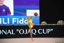 Bədii gimnastika üzrə 2-ci "Ocaq" Beynəlxalq Kubokunun yarışları başlayıb (FOTO)