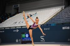 Bədii gimnastika üzrə 2-ci "Ocaq" Beynəlxalq Kubokunun yarışları başlayıb (FOTO)