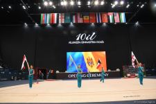 Bakıda bədii gimnastika üzrə 2-ci "Ocaq" Beynəlxalq Kubokunun təntənəli açılışı olub (FOTO)