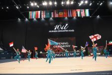 Bakıda bədii gimnastika üzrə 2-ci "Ocaq" Beynəlxalq Kubokunun təntənəli açılışı olub (FOTO)