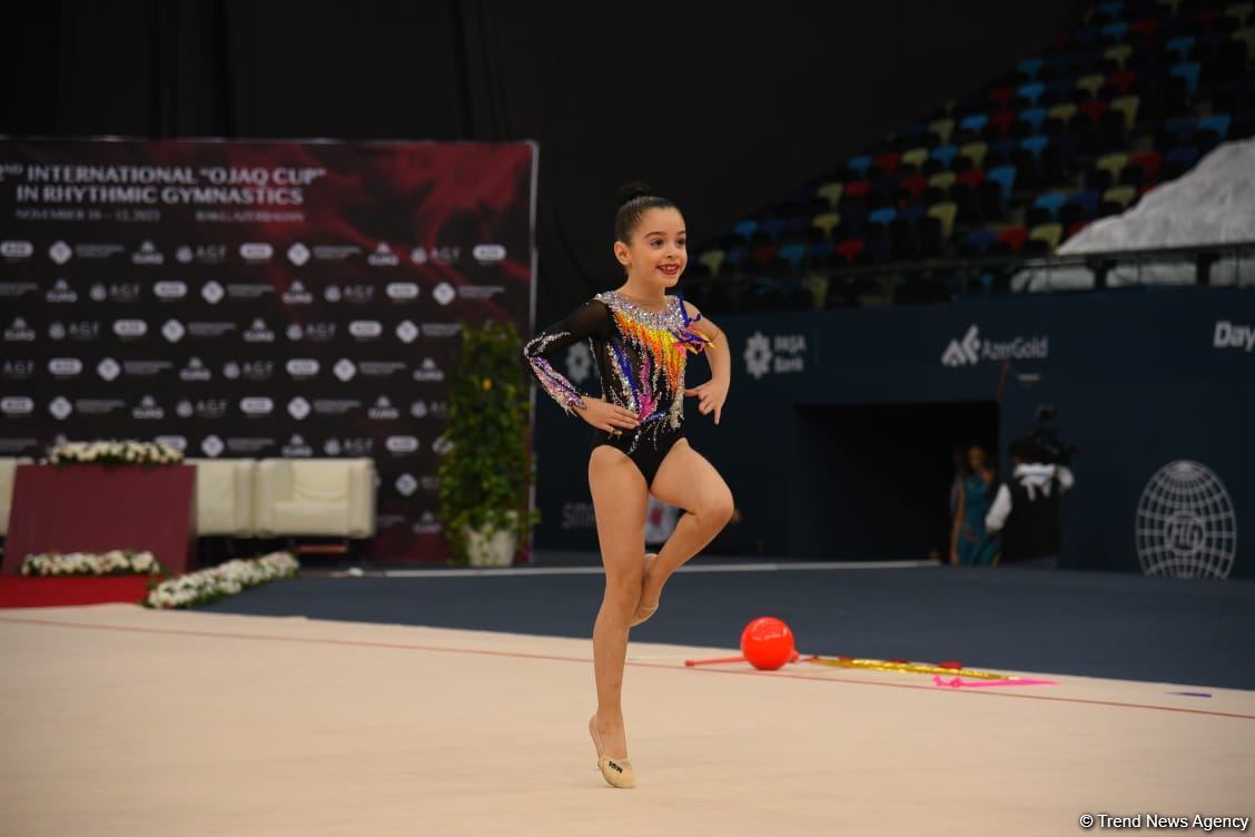 Bədii gimnastika üzrə 2-ci "Ocaq" Beynəlxalq Kubokunun yarışları başlayıb (FOTO)