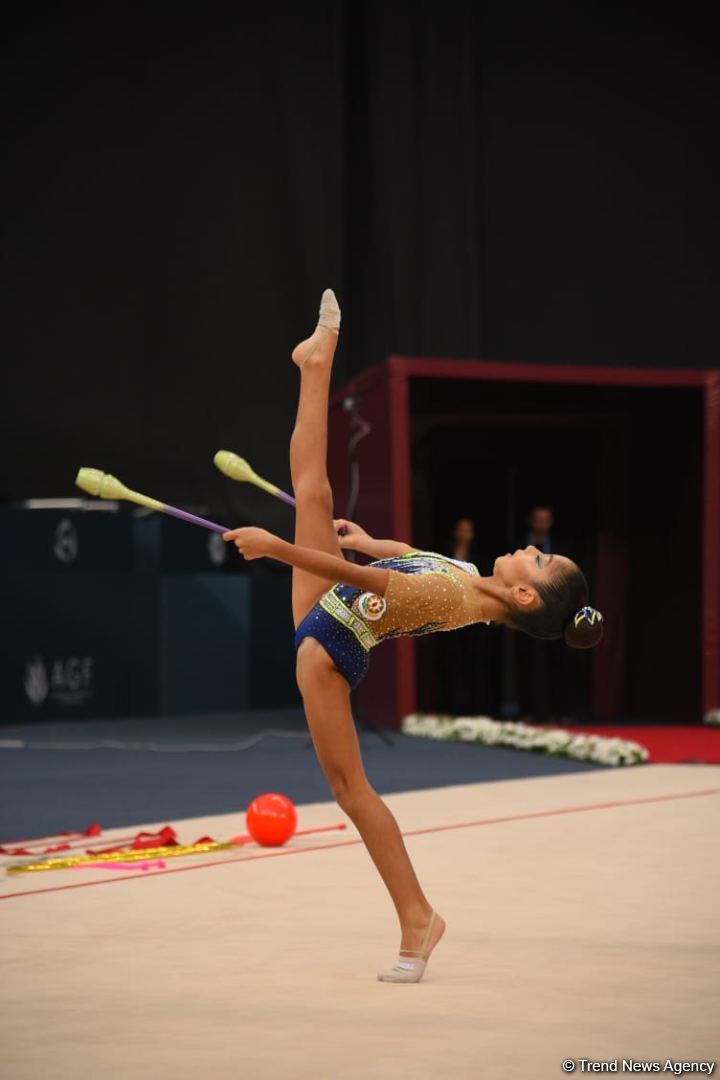 Bədii gimnastika üzrə 2-ci "Ocaq" Beynəlxalq Kubokunun yarışları başlayıb (FOTO)