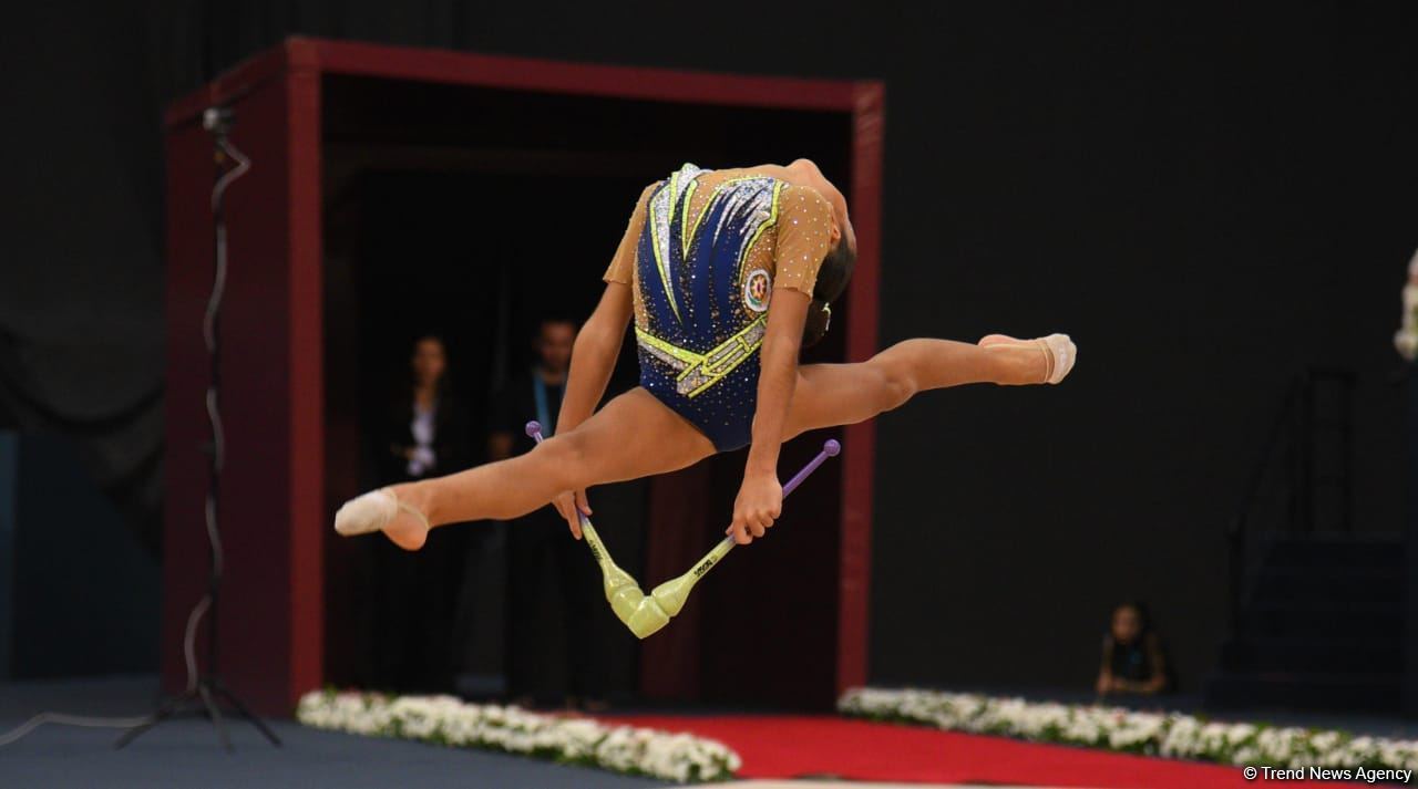 Bədii gimnastika üzrə 2-ci "Ocaq" Beynəlxalq Kubokunun yarışları başlayıb (FOTO)