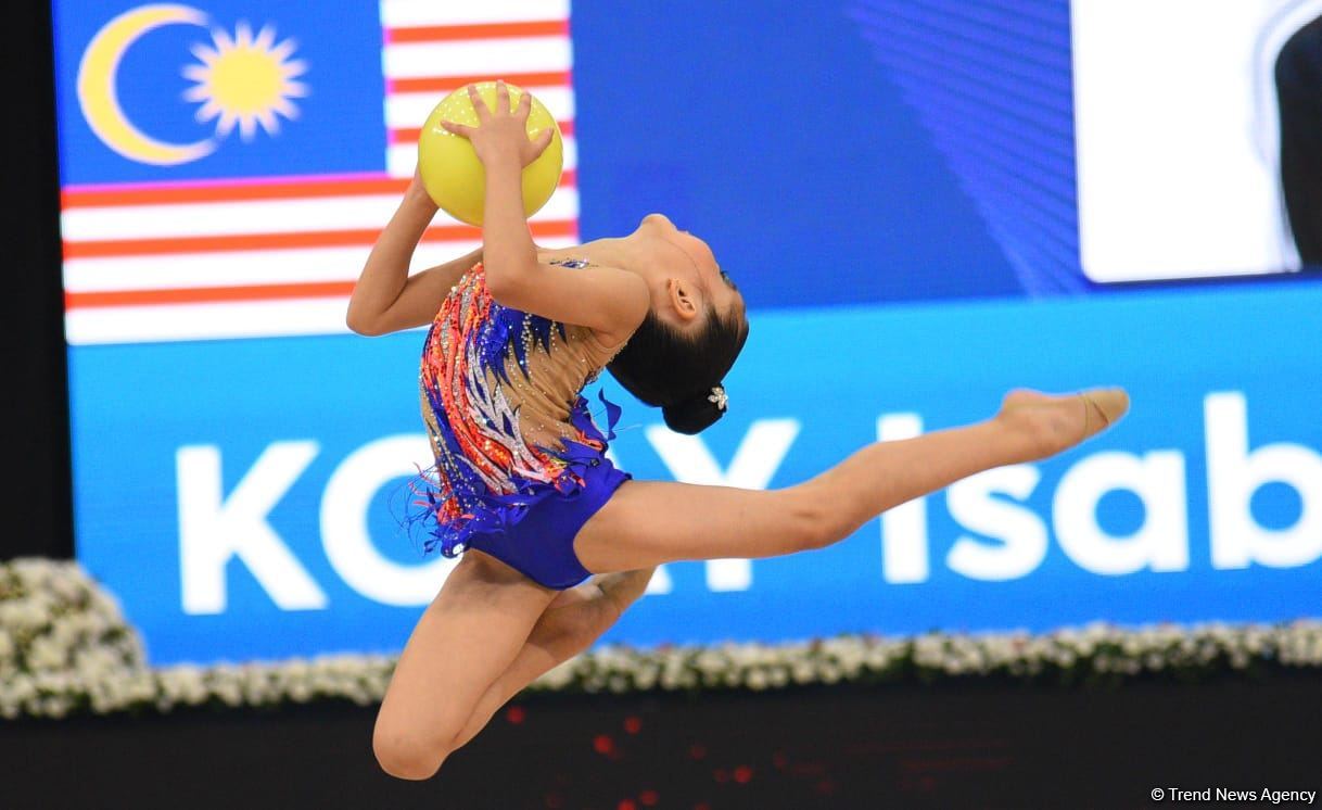 Bədii gimnastika üzrə 2-ci "Ocaq" Beynəlxalq Kubokunun yarışları başlayıb (FOTO)
