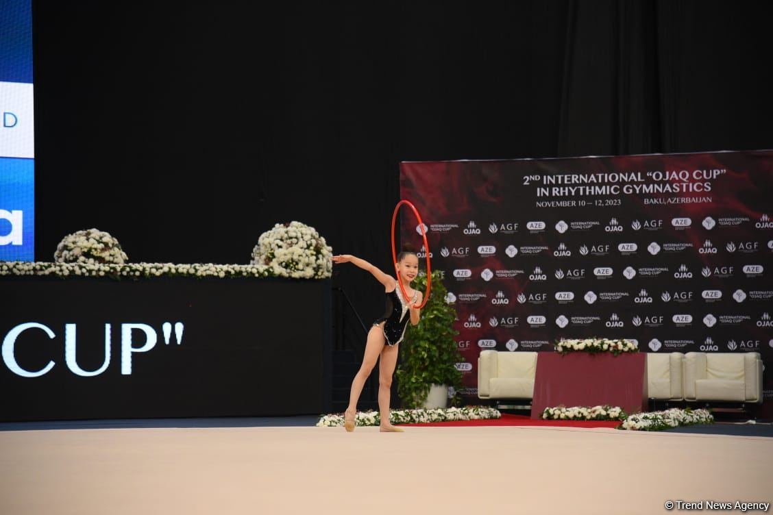 Bədii gimnastika üzrə 2-ci "Ocaq" Beynəlxalq Kubokunun yarışları başlayıb (FOTO)