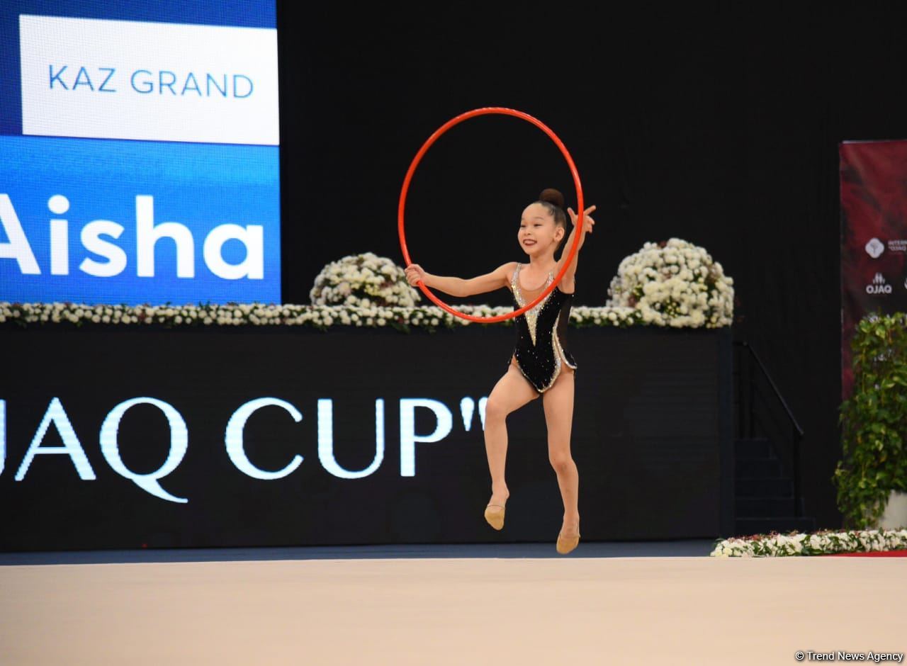 Bədii gimnastika üzrə 2-ci "Ocaq" Beynəlxalq Kubokunun yarışları başlayıb (FOTO)