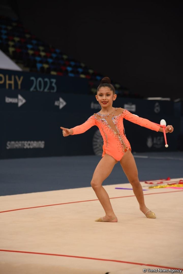 Bədii gimnastika üzrə 2-ci "Ocaq" Beynəlxalq Kubokunun yarışları başlayıb (FOTO)