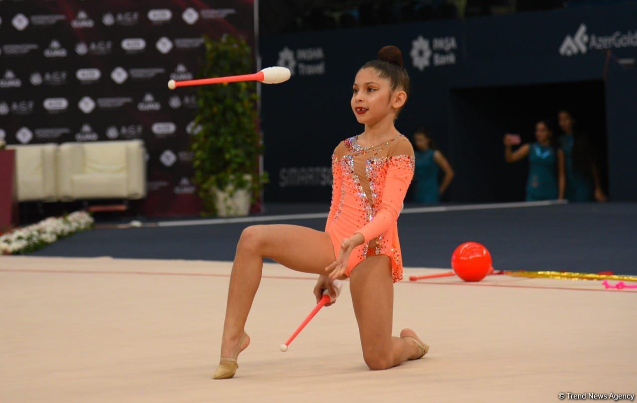 Bədii gimnastika üzrə 2-ci "Ocaq" Beynəlxalq Kubokunun yarışları başlayıb (FOTO)