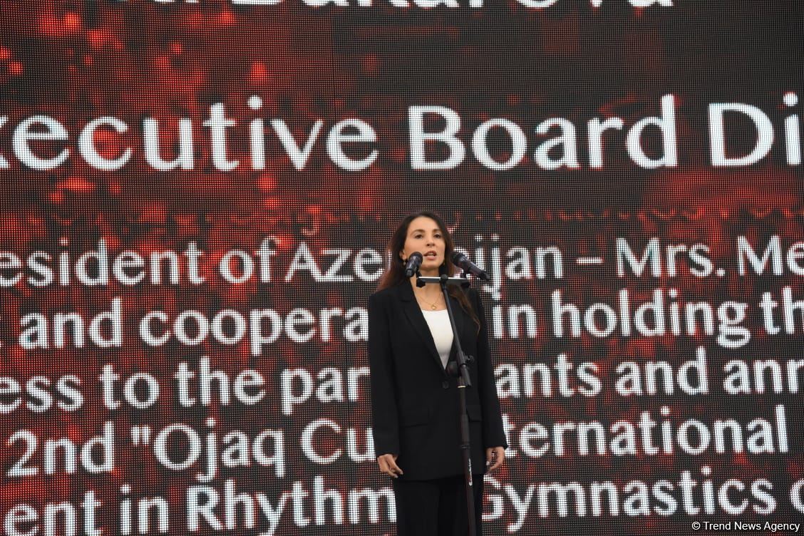 Bakıda bədii gimnastika üzrə 2-ci "Ocaq" Beynəlxalq Kubokunun təntənəli açılışı olub (FOTO)