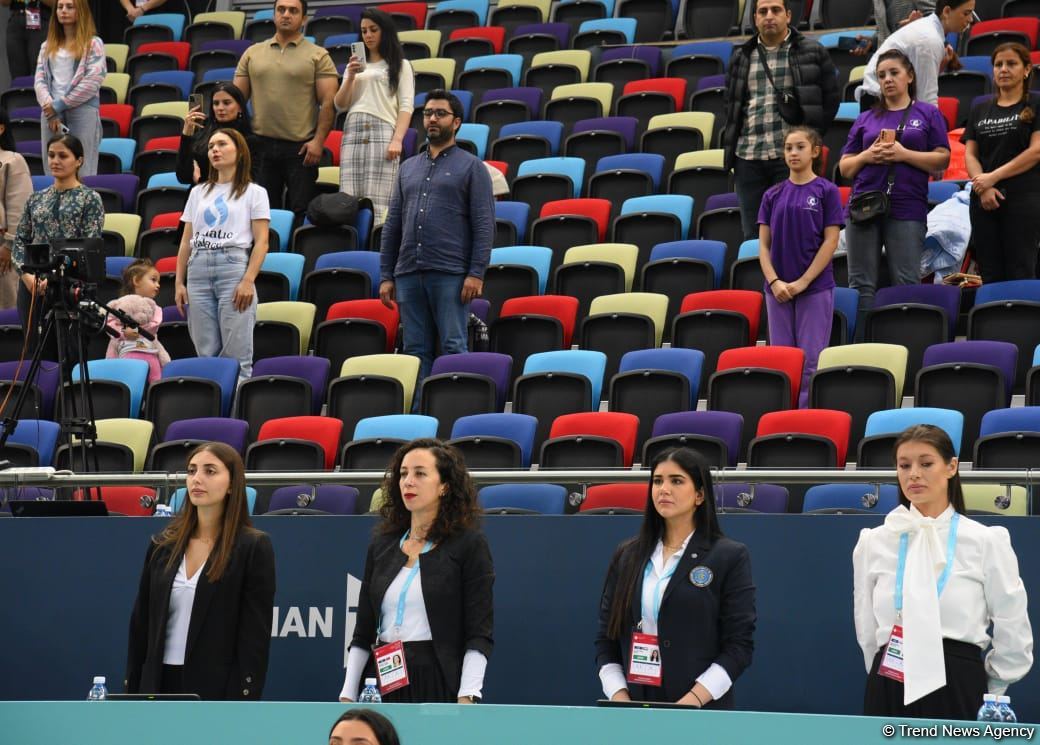Bakıda bədii gimnastika üzrə 2-ci "Ocaq" Beynəlxalq Kubokunun təntənəli açılışı olub (FOTO)