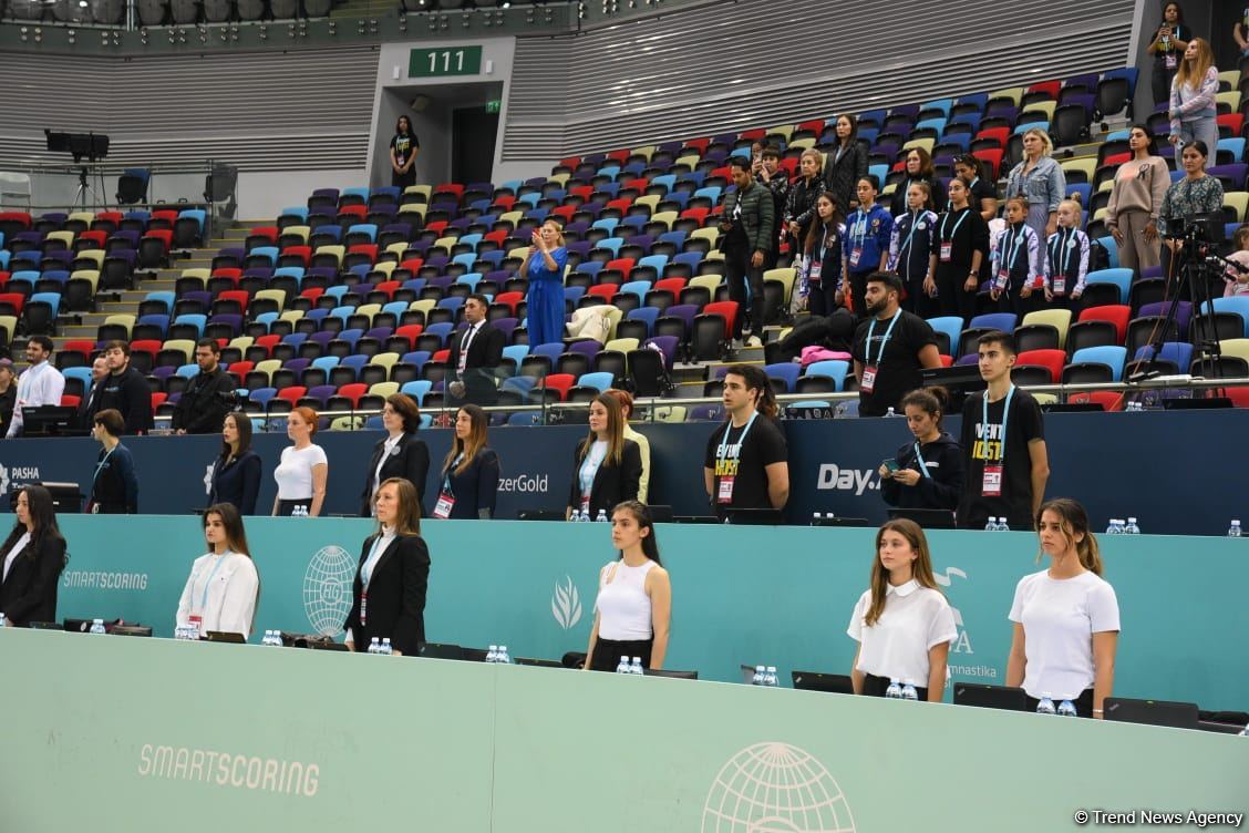 Bakıda bədii gimnastika üzrə 2-ci "Ocaq" Beynəlxalq Kubokunun təntənəli açılışı olub (FOTO)