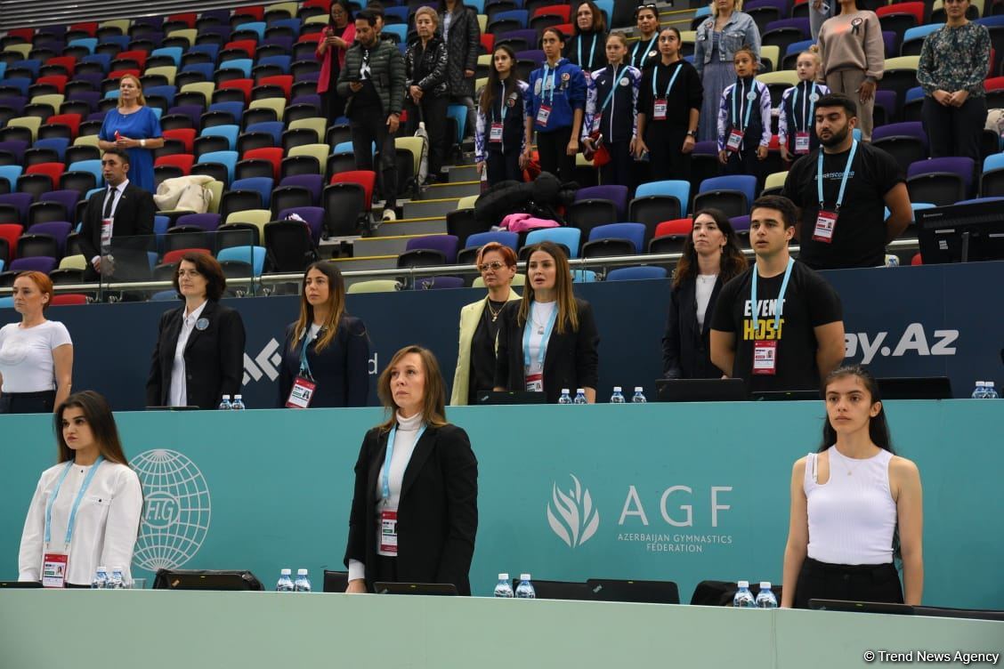 Bakıda bədii gimnastika üzrə 2-ci "Ocaq" Beynəlxalq Kubokunun təntənəli açılışı olub (FOTO)