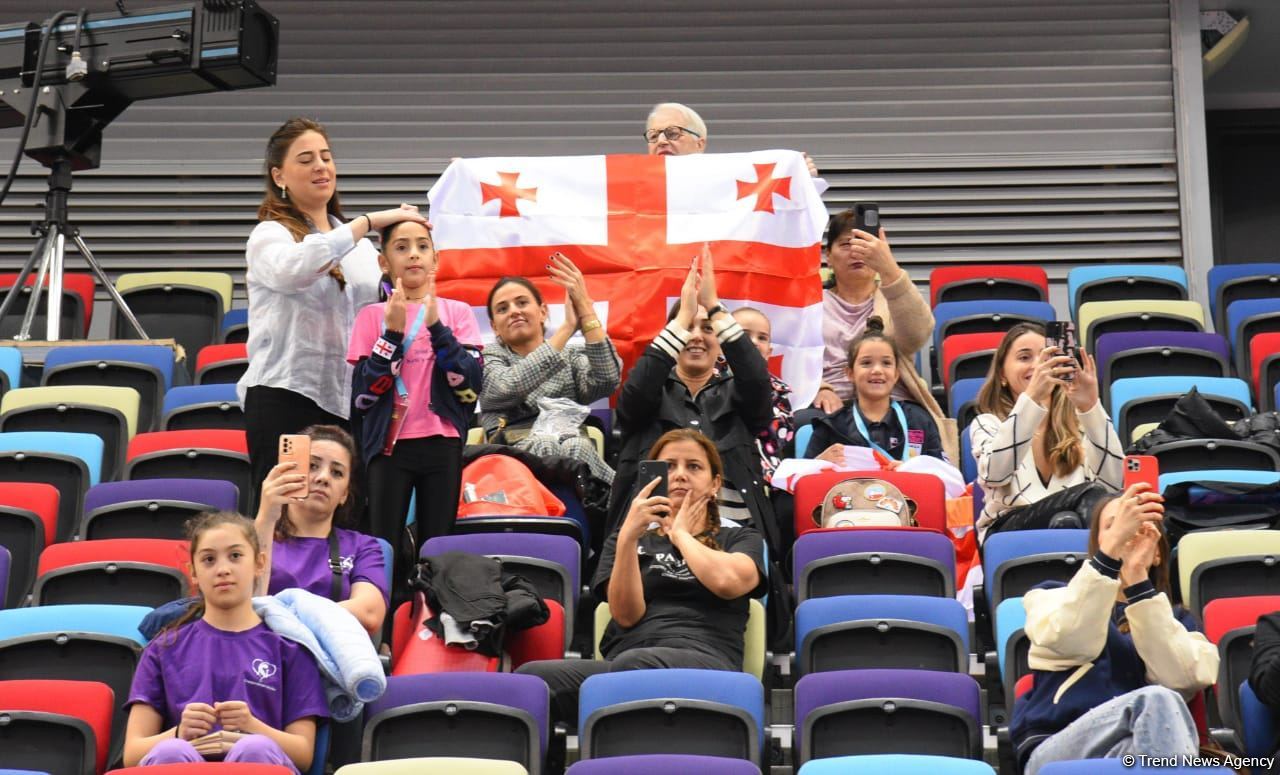 Bakıda bədii gimnastika üzrə 2-ci "Ocaq" Beynəlxalq Kubokunun təntənəli açılışı olub (FOTO)