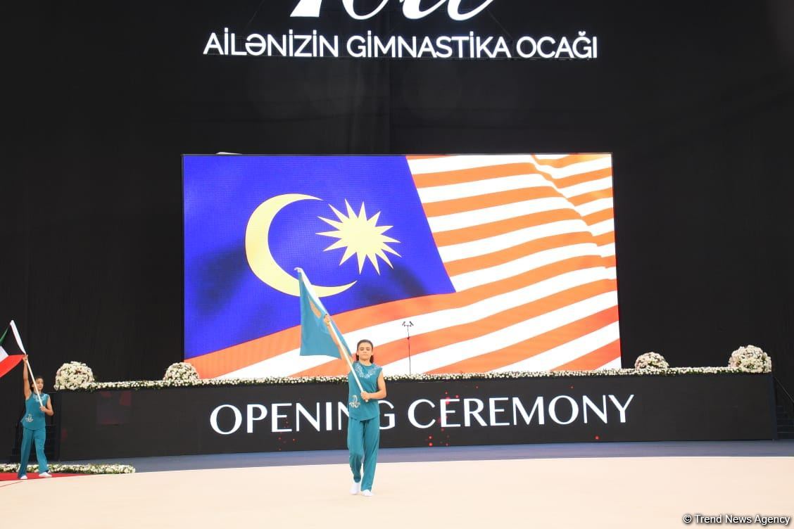 Bakıda bədii gimnastika üzrə 2-ci "Ocaq" Beynəlxalq Kubokunun təntənəli açılışı olub (FOTO)