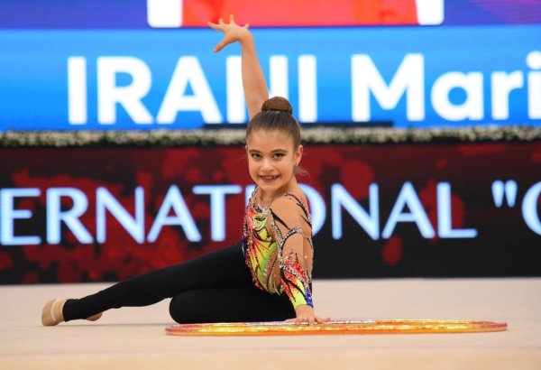 Bədii gimnastika üzrə 2-ci "Ocaq" Beynəlxalq Kubokunun final gününə start verilib (FOTO)