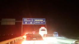 Bakı-Ələt yolunda ağır qəza: kilometrlərlə uzanan tıxac yarandı (FOTO)