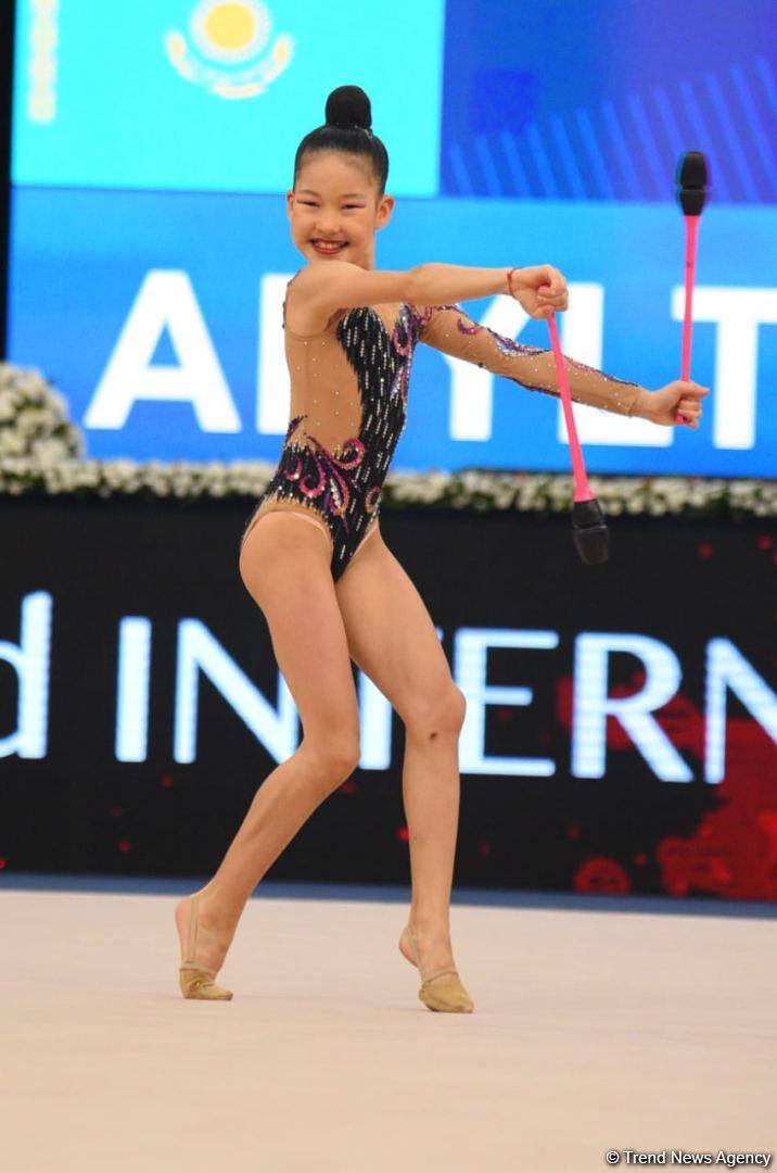 Bədii gimnastika üzrə 2-ci "Ocaq" Beynəlxalq Kubokunun final gününə start verilib (FOTO)