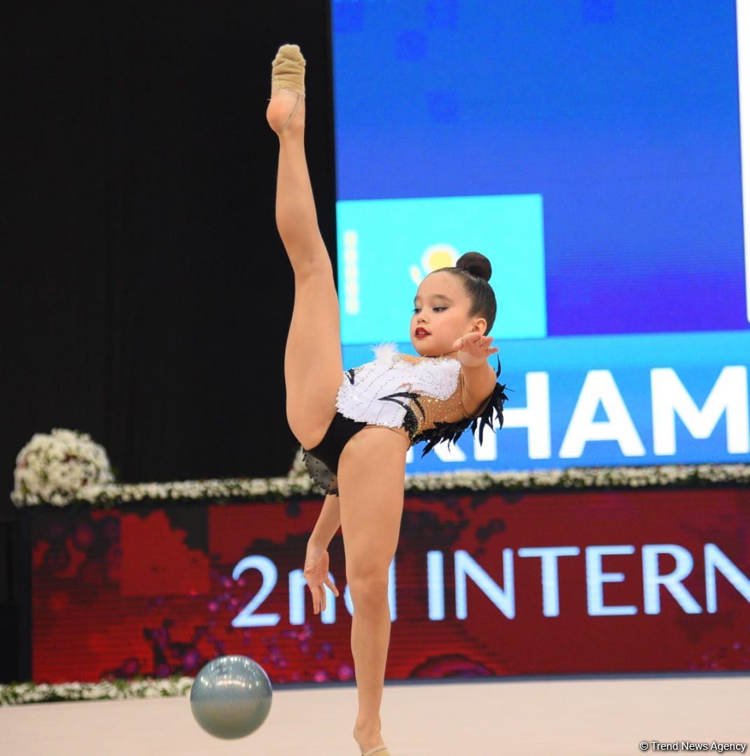 Bədii gimnastika üzrə 2-ci "Ocaq" Beynəlxalq Kubokunun final gününə start verilib (FOTO)