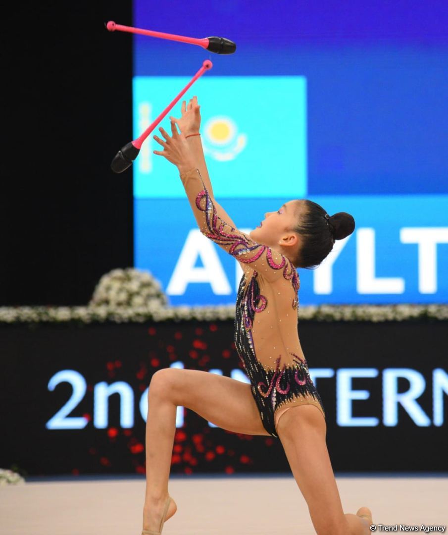 Bədii gimnastika üzrə 2-ci "Ocaq" Beynəlxalq Kubokunun final gününə start verilib (FOTO)