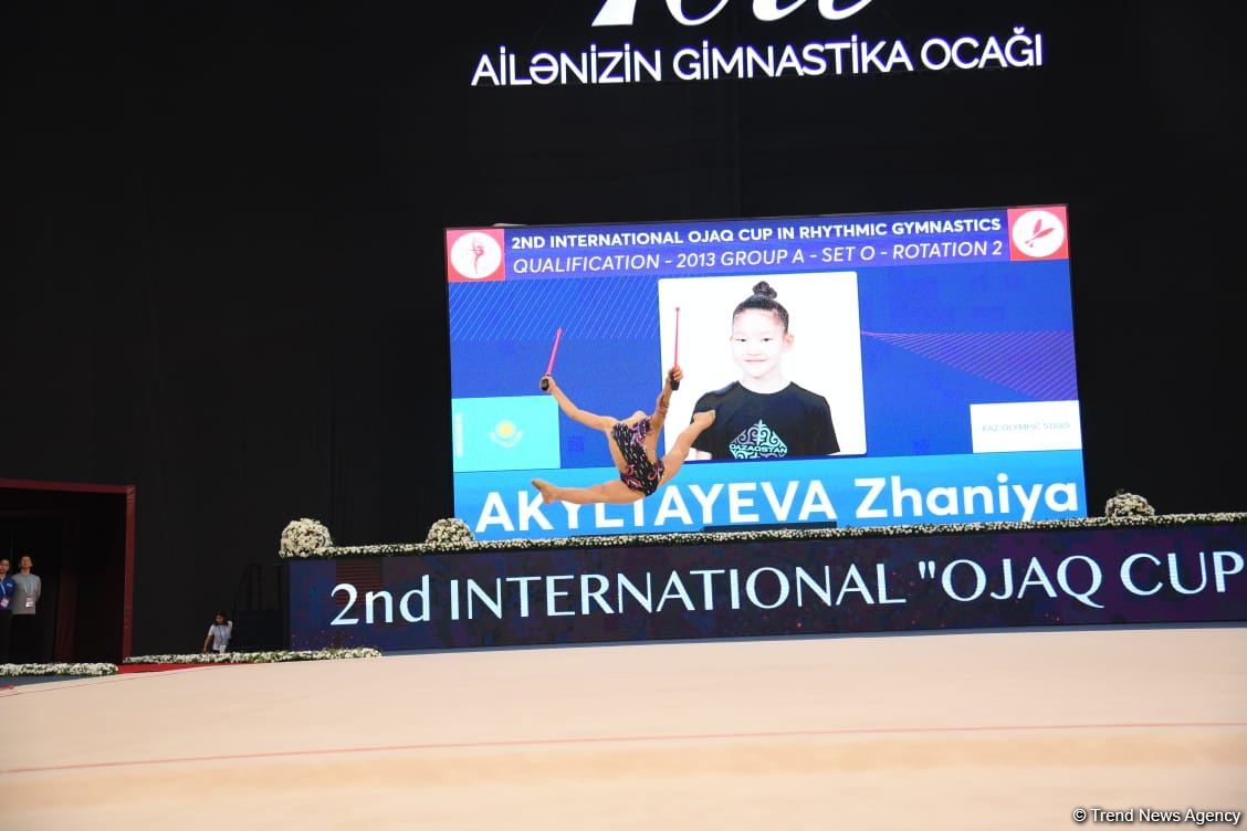 Bədii gimnastika üzrə 2-ci "Ocaq" Beynəlxalq Kubokunun final gününə start verilib (FOTO)