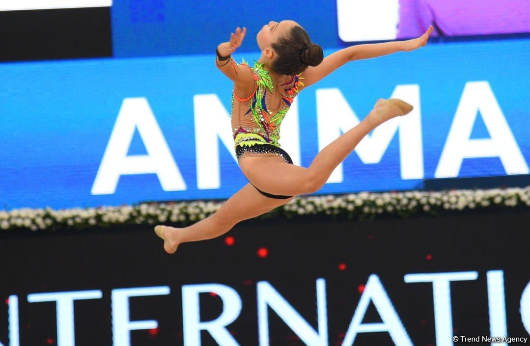 Bədii gimnastika üzrə 2-ci "Ocaq" Beynəlxalq Kubokunun final gününə start verilib (FOTO)