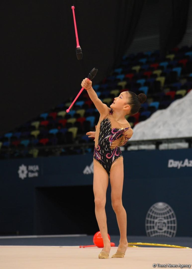 Bədii gimnastika üzrə 2-ci "Ocaq" Beynəlxalq Kubokunun final gününə start verilib (FOTO)