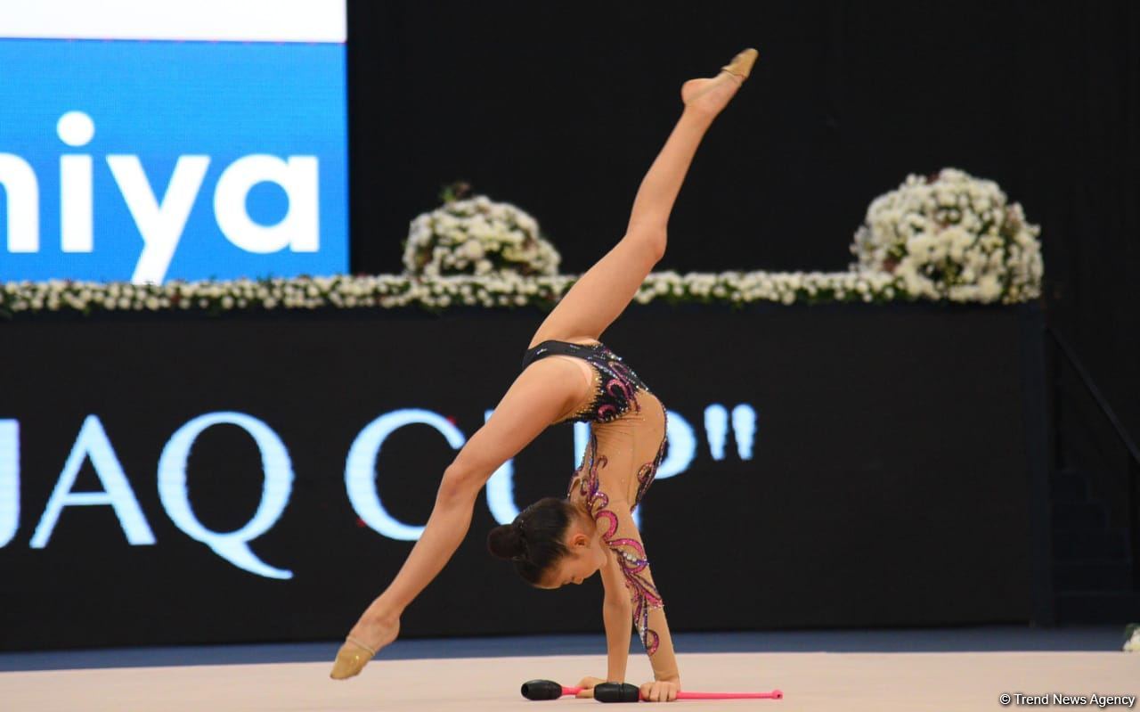 Bədii gimnastika üzrə 2-ci "Ocaq" Beynəlxalq Kubokunun final gününə start verilib (FOTO)