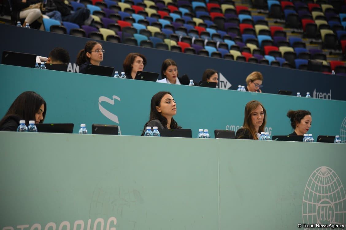 Bədii gimnastika üzrə 2-ci "Ocaq" Beynəlxalq Kubokunun final gününə start verilib (FOTO)