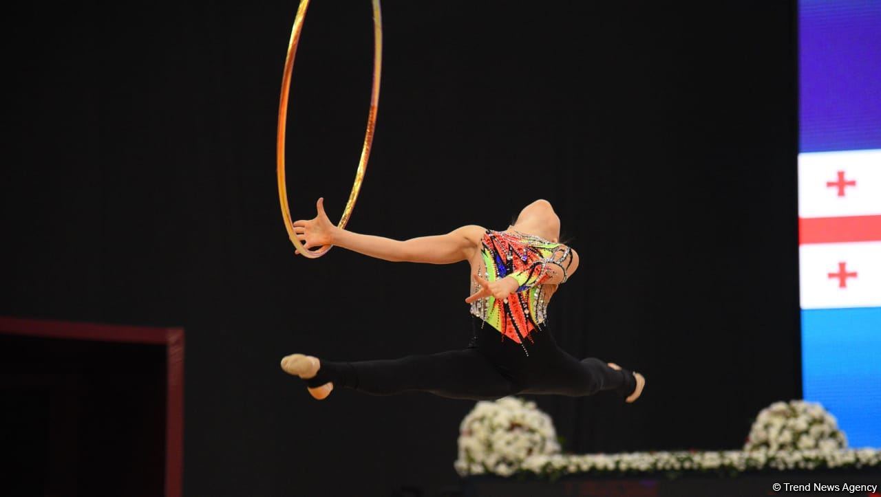 Bədii gimnastika üzrə 2-ci "Ocaq" Beynəlxalq Kubokunun final gününə start verilib (FOTO)