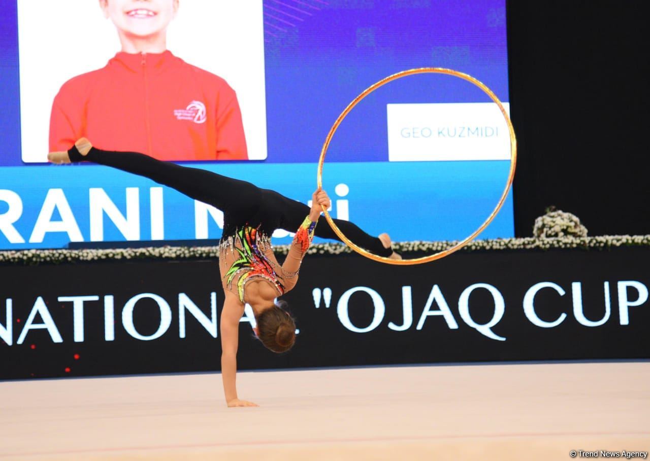 Bədii gimnastika üzrə 2-ci "Ocaq" Beynəlxalq Kubokunun final gününə start verilib (FOTO)