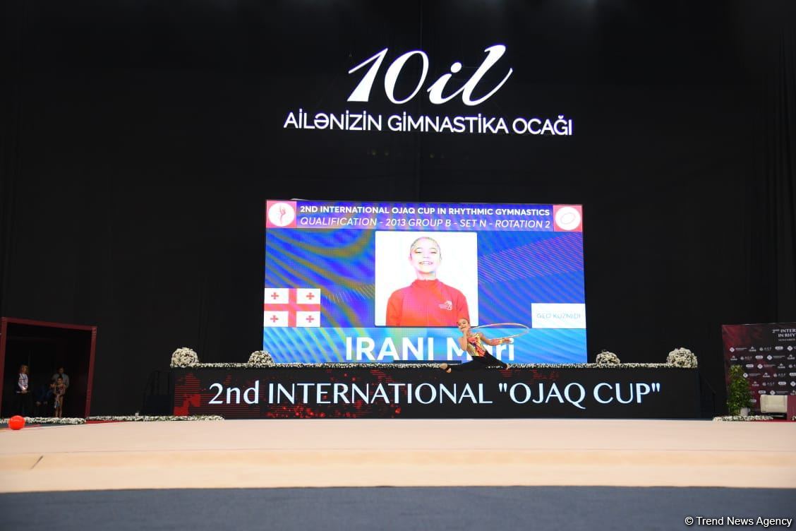 Bədii gimnastika üzrə 2-ci "Ocaq" Beynəlxalq Kubokunun final gününə start verilib (FOTO)