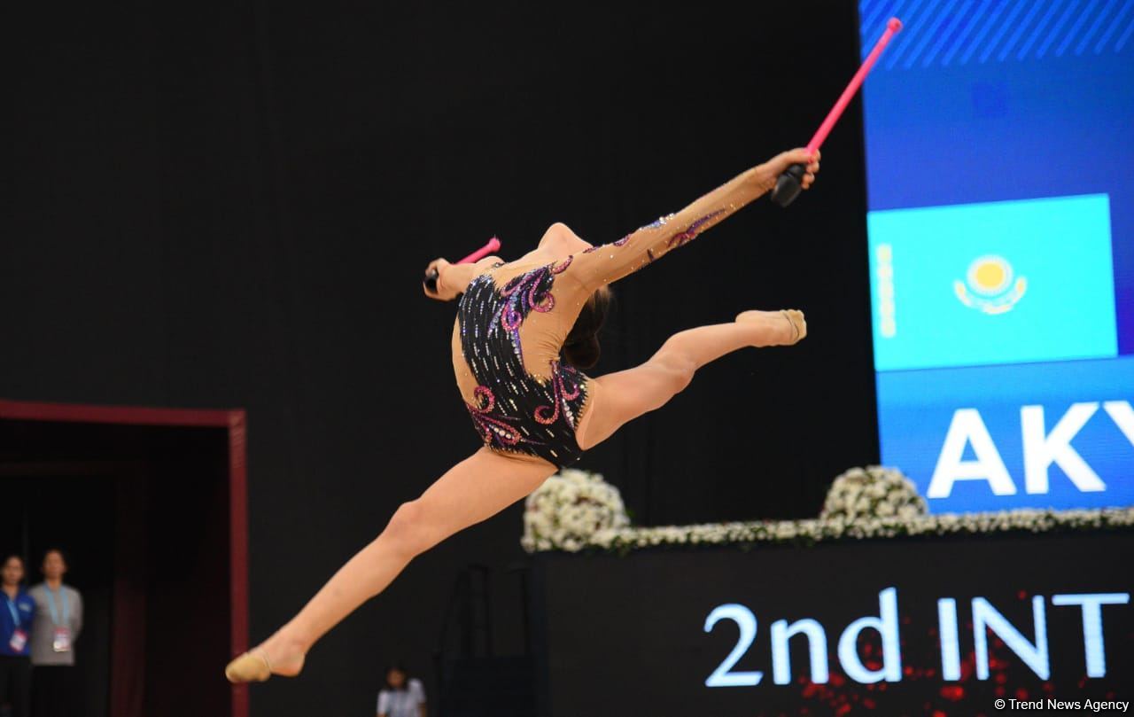 Bədii gimnastika üzrə 2-ci "Ocaq" Beynəlxalq Kubokunun final gününə start verilib (FOTO)
