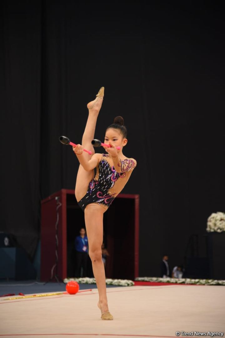 Bədii gimnastika üzrə 2-ci "Ocaq" Beynəlxalq Kubokunun final gününə start verilib (FOTO)