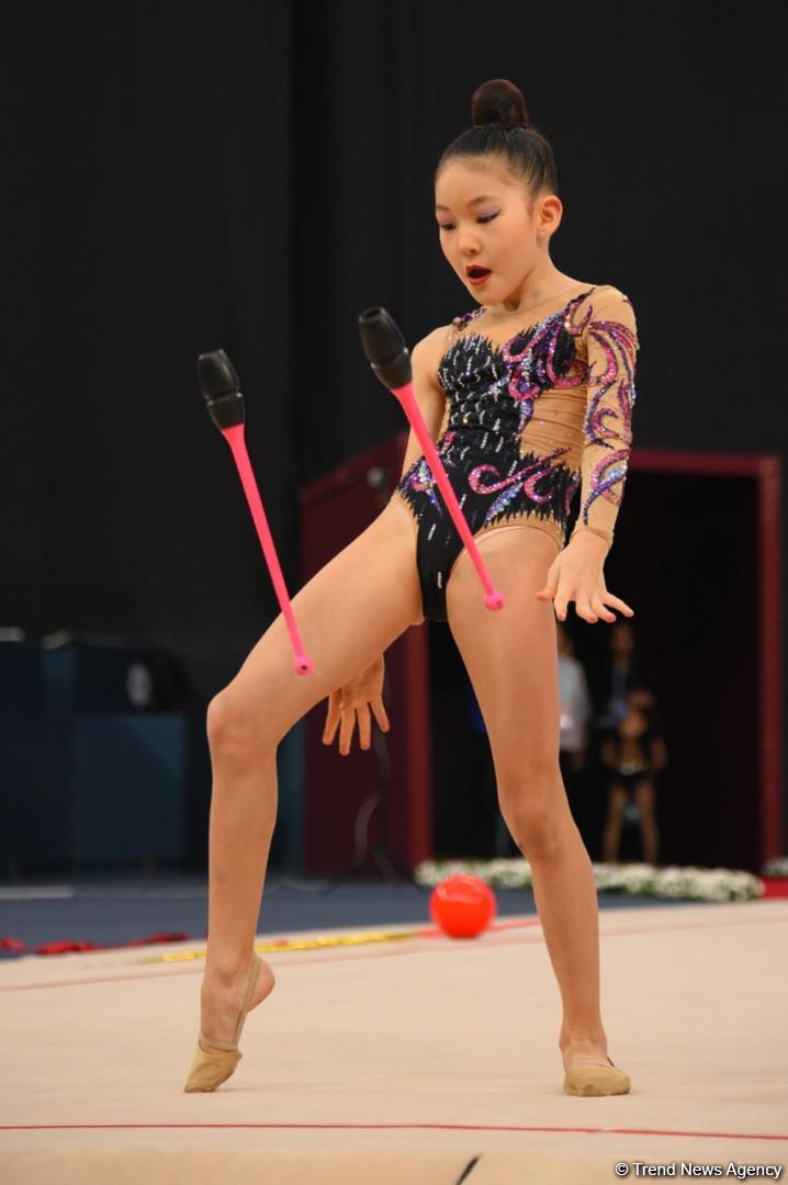 Bədii gimnastika üzrə 2-ci "Ocaq" Beynəlxalq Kubokunun final gününə start verilib (FOTO)